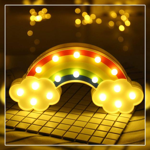 Marquee LED Light - Rainbow Shape - Chronos