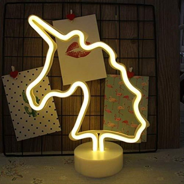 Neon Sign Lamp | Battery & USB Operated | Unicorn