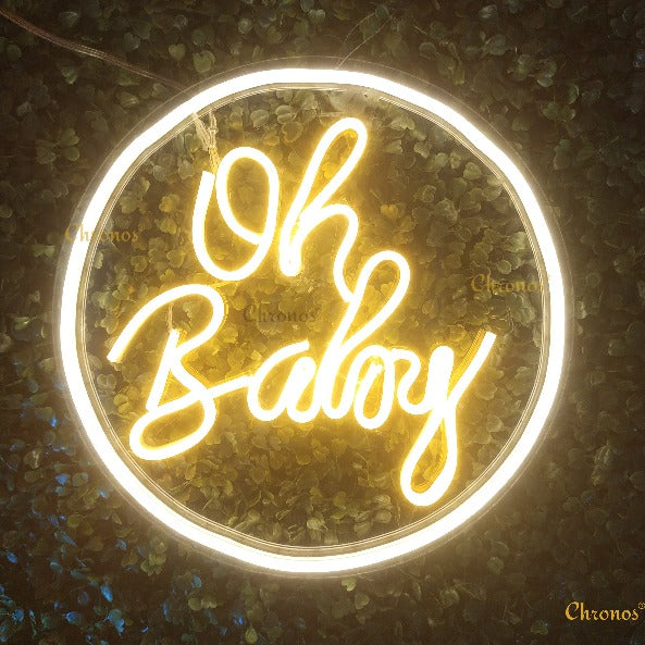 Oh Baby Neon Sign Light | WW-Y | Chronos
