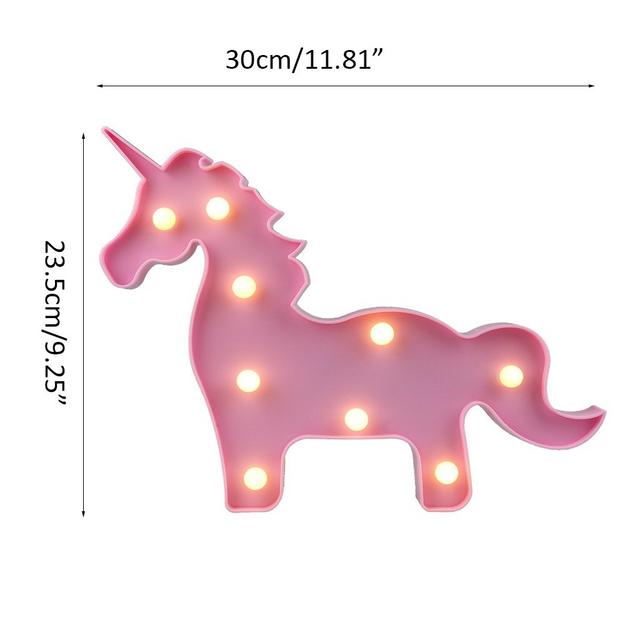 Marquee LED Light - Unicorn Shape - Chronos