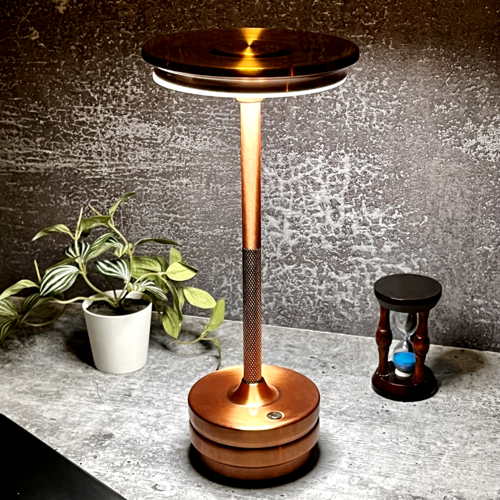 Aureola Portable Rechargeable LED Table Lamp | Chronos Lights