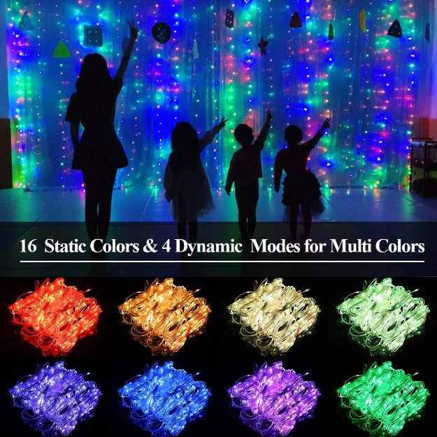 RGB Copper Wire Fairy LED String Lights - 16 Color Changing RGB Remote Control
