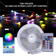 Smart Pixel RGBIC LED Fairy Lights USB Powered | Remote Controller & Smart App