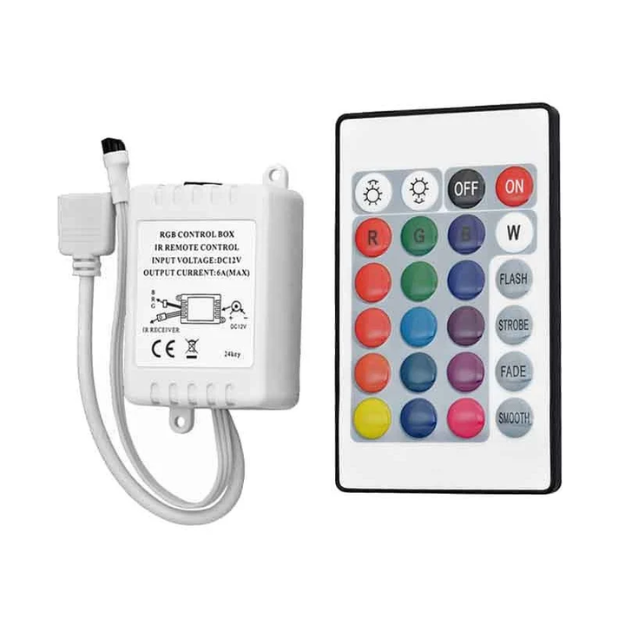 Shop Now RGB Controller 24 Key Remote Control Chronos Lights