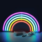 Neon Sign Lamp Wall Hanging | Battery & USB Operated | Rainbow