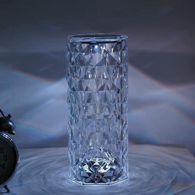 Rose Crystal Reflection Portable LED Table Lamp | Chronos Lights