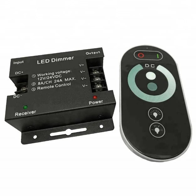DC12-24V 24A LED Strip Light RF Touch Remote Controller Dimmer Chronos Lights