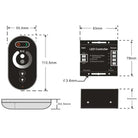 DC12-24V 24A LED Strip Light RF Touch Remote Controller Dimmer Chronos Lights