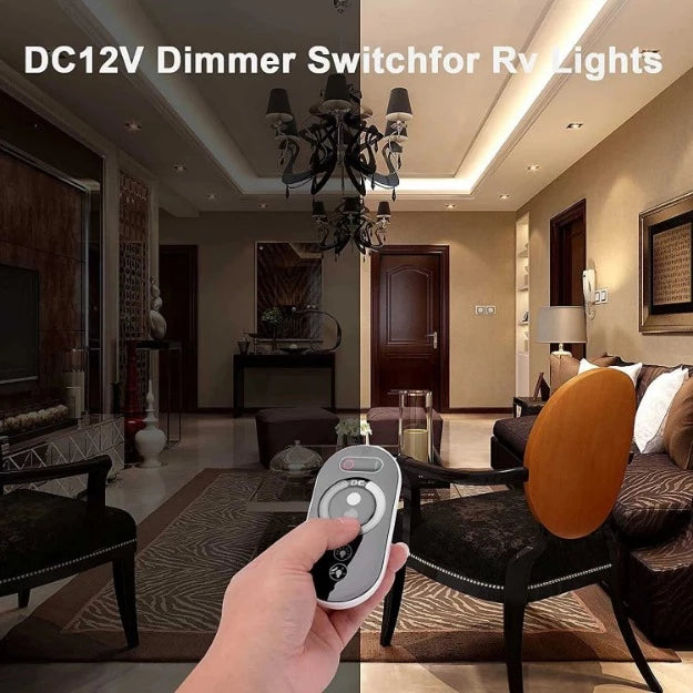 DC12-24V 24A LED Strip Light RF Touch Remote Controller Dimmer Chronos Lights