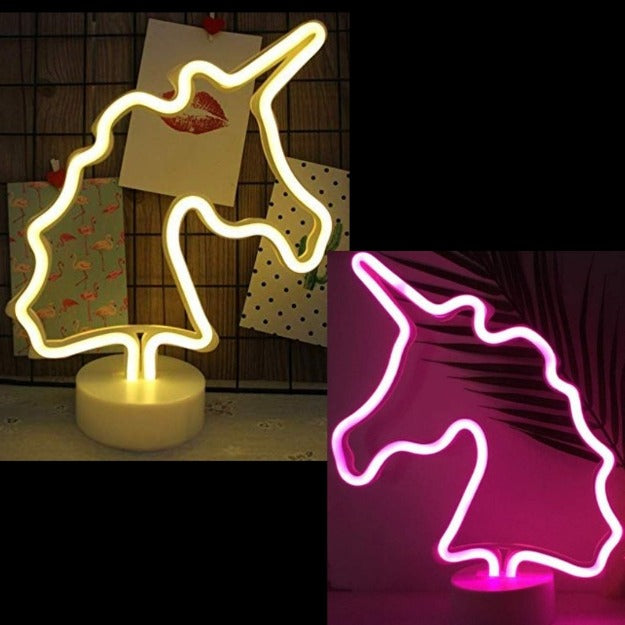 Neon Sign Lamp | Battery & USB Operated | Unicorn