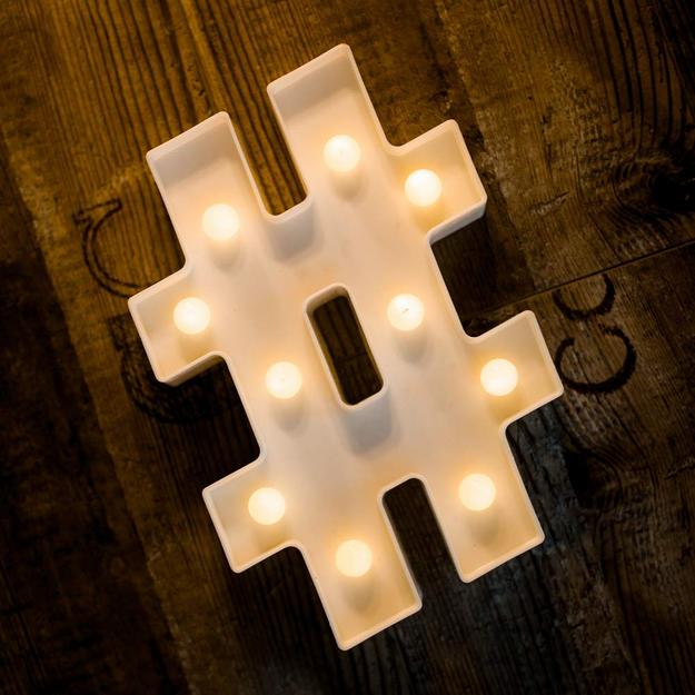 Marquee Letter Sign Lights - Alphabet # - Chronos