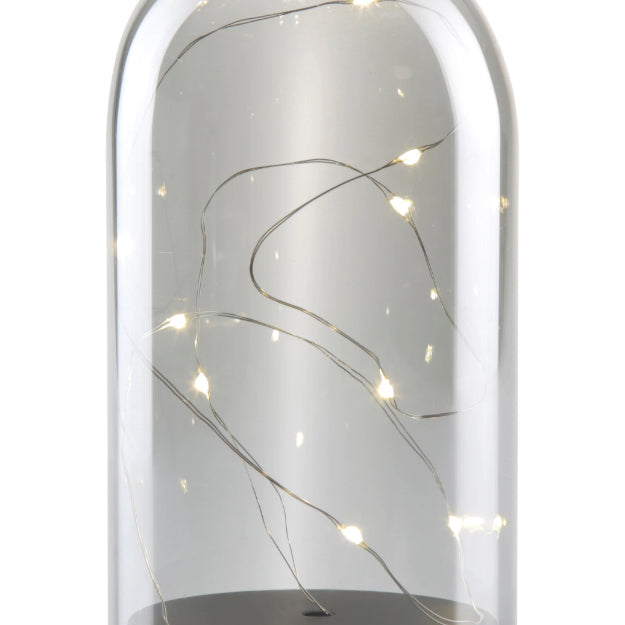 Glass Bell Jar with Fairy Lights - Chronos