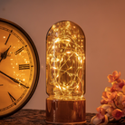 Glass Table Lamps with Fairy Lights | Bell Jar Top