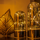 Glass Table Lamps with Fairy Lights | Bell Jar Top