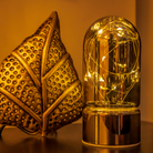 Glass Table Lamps with Fairy Lights | Bell Jar Top