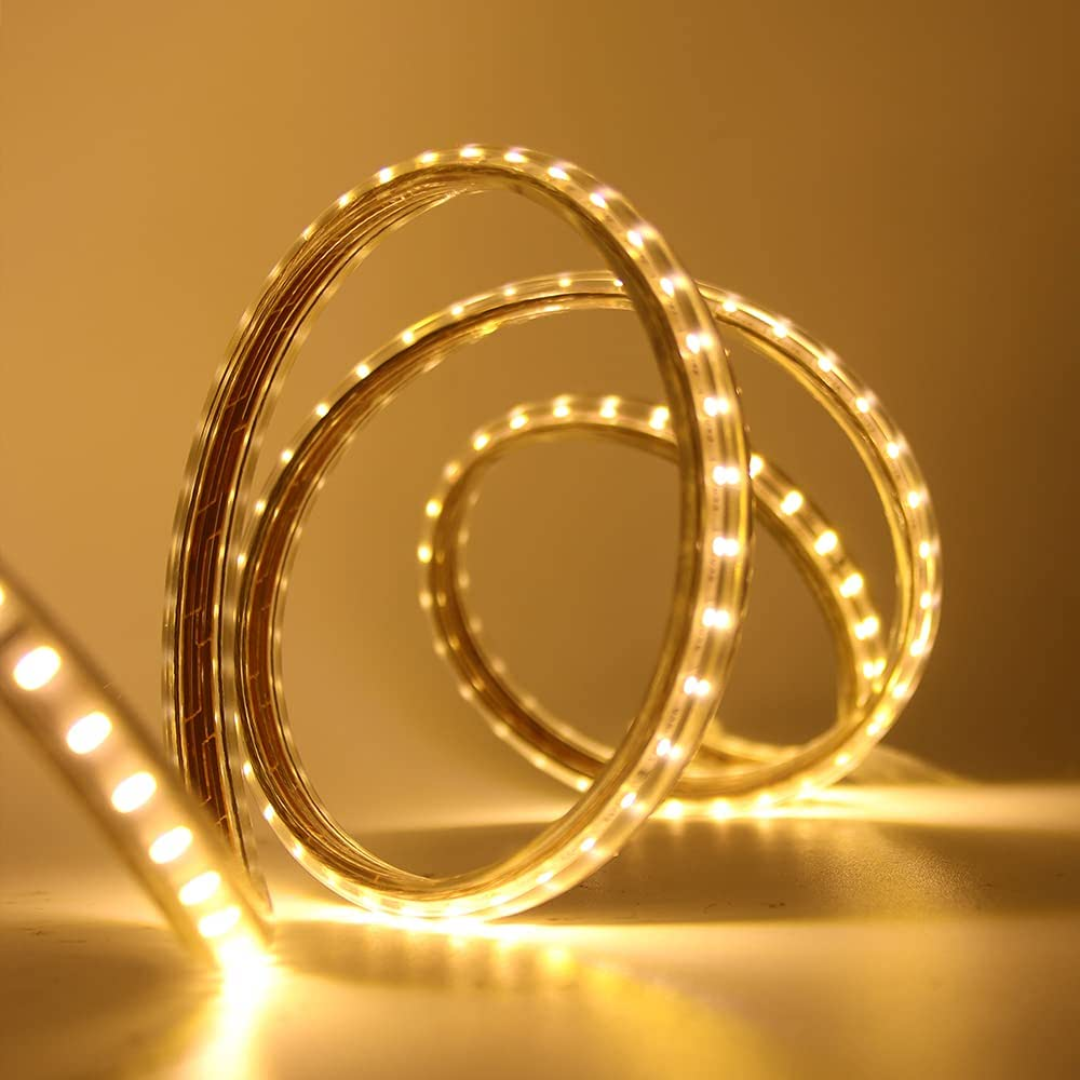 Cool White LED Rope Lights – Waterproof IP65 strip for modern outdoor and indoor décor – Chronos Lights