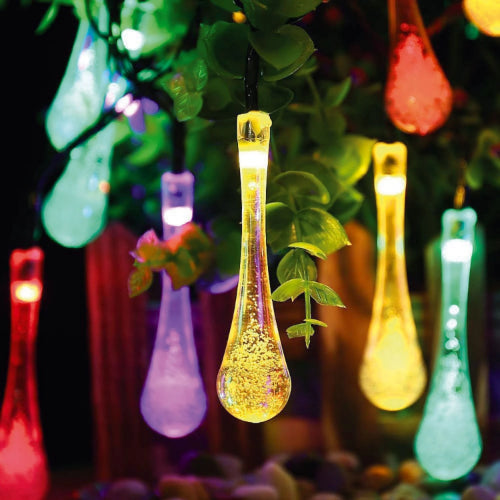 Raindrop Decorative Lights - 3AA Battery + USB Operated | Multi LED - Chronos