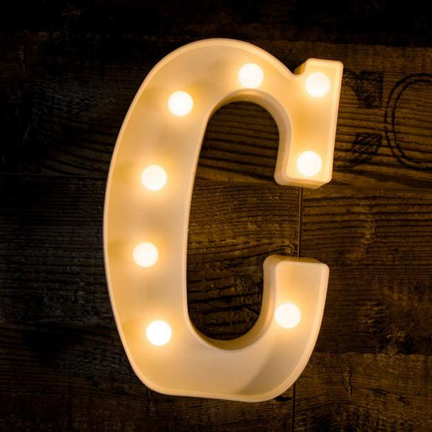 Marquee Letter Sign Lights - Alphabet C - Chronos