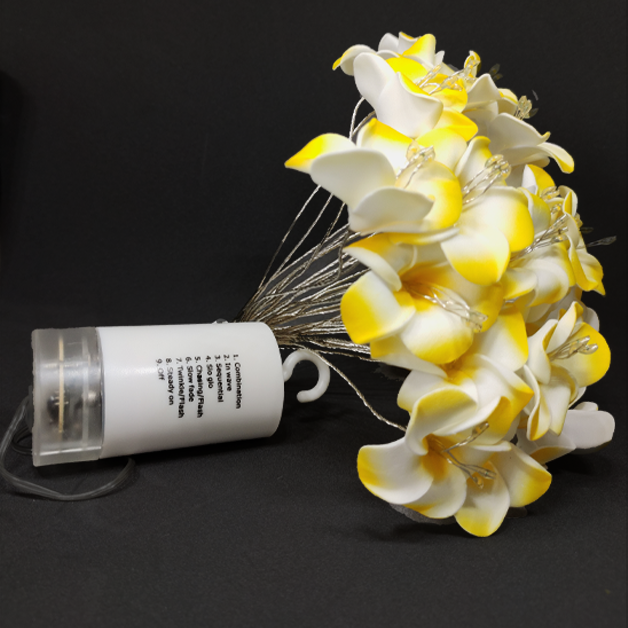 Flower Bouquet | Copper wire Fairy Light | Warm White