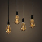 Ceiling Hanging Pendant Light with E27 Bulb Holder Chronos Lights