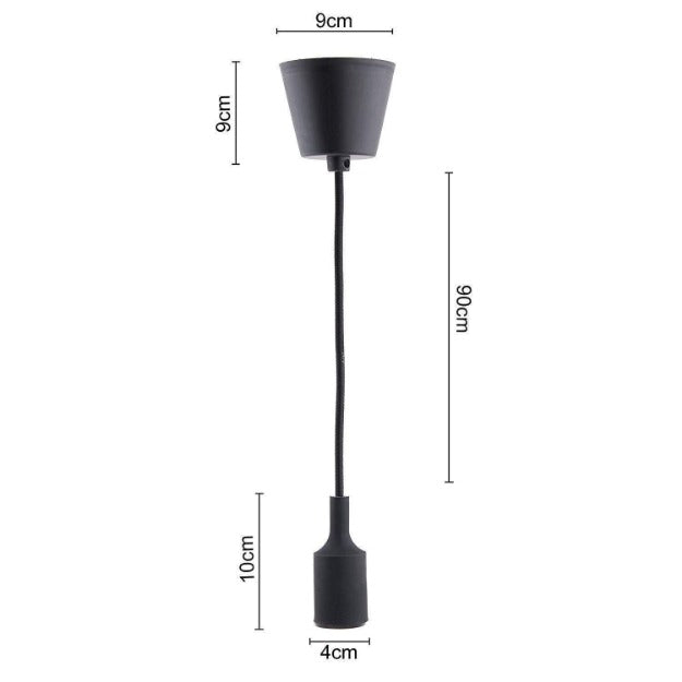 Ceiling Hanging Pendant Light with E27 Bulb Holder Chronos Lights