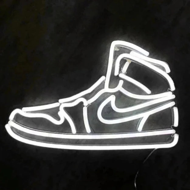 jordan shoes neon sign light chronoslights