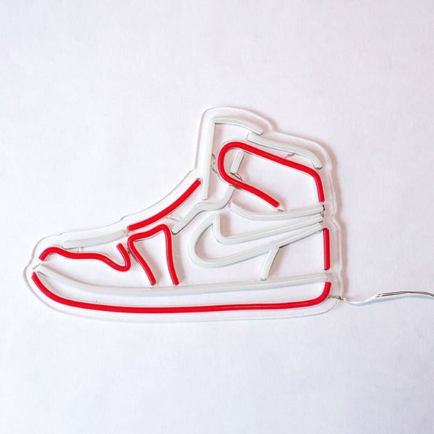 jordan shoes neon sign light chronoslights