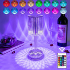 Linea Reflection Portable LED Crystal Table Lamp | Chronos Lights