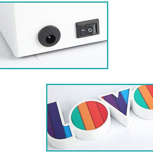LOVE - Colorful Box Lamp Light