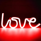 Neon Sign Lamp Wall Hanging | Battery & USB Operated | Love