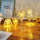 Mini Crystal Table Lamp with Reflection Light | Warm White | Chronos Lights