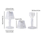Mini Crystal Table Lamp with Reflection Light | Warm White | Chronos Lights