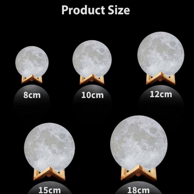 3D Moon Lamp chronos