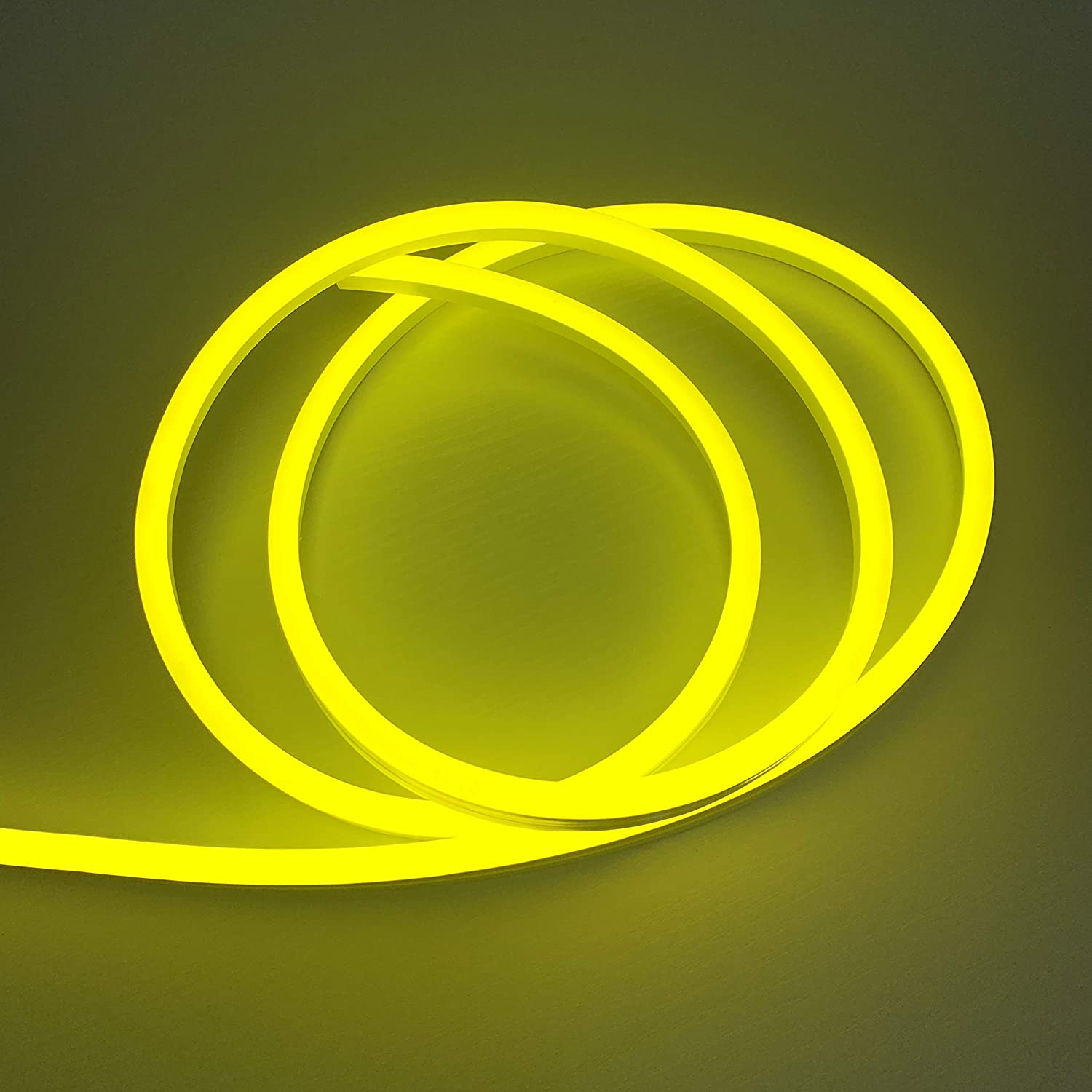 Buy Neon Flex LED Strip Light in Yellow (AC 220V - 8mm x 16mm) for bright and lively illumination