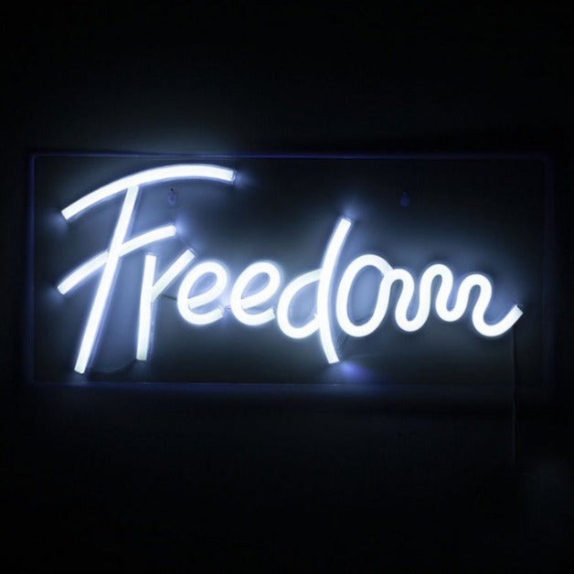Neon Sign Light | Wall Hanging | Freedom