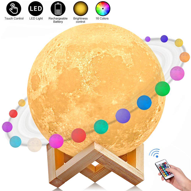 3D Moon Lamp chronos