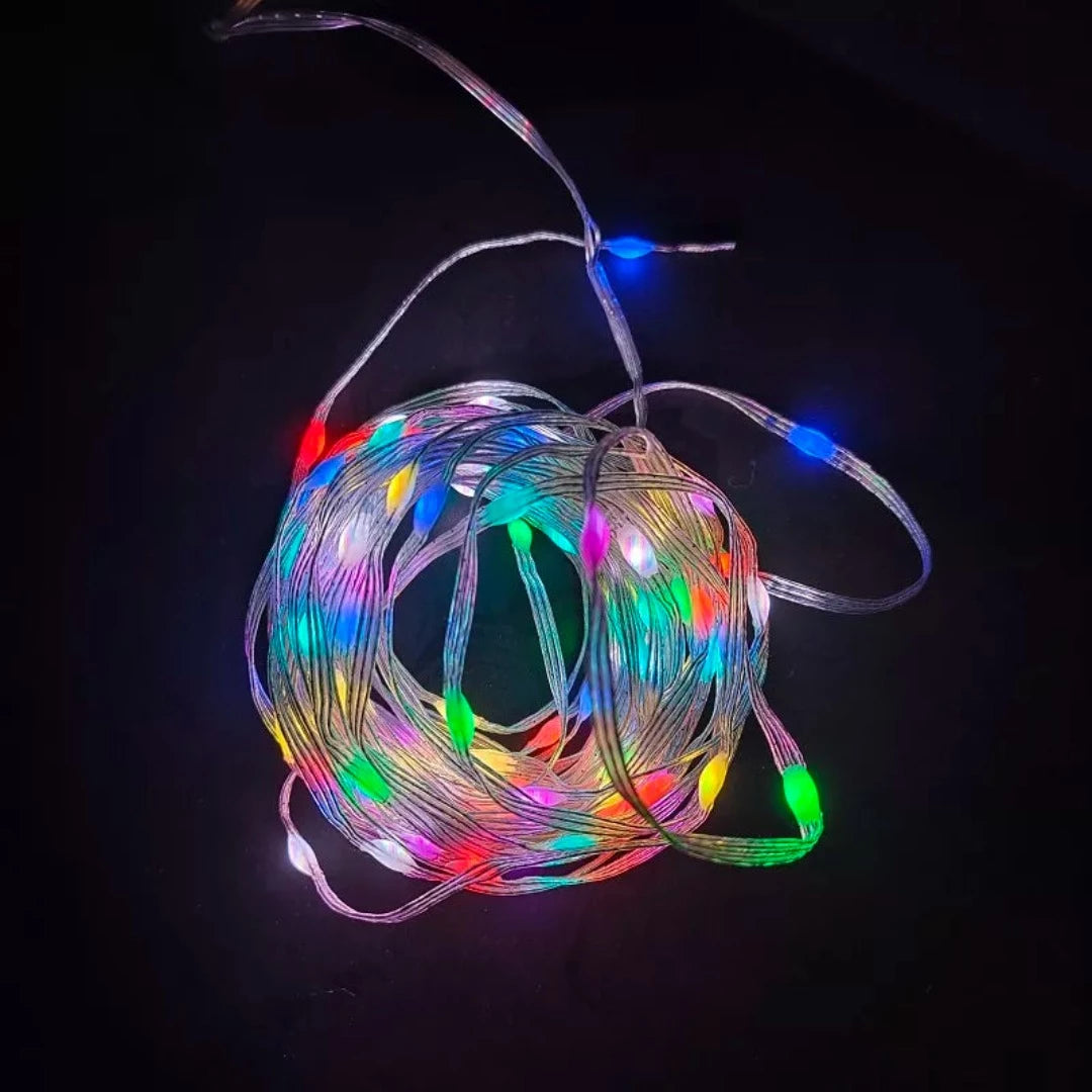 Smart Pixel RGBIC LED Fairy Lights USB Powered | Remote Controller & Smart App
