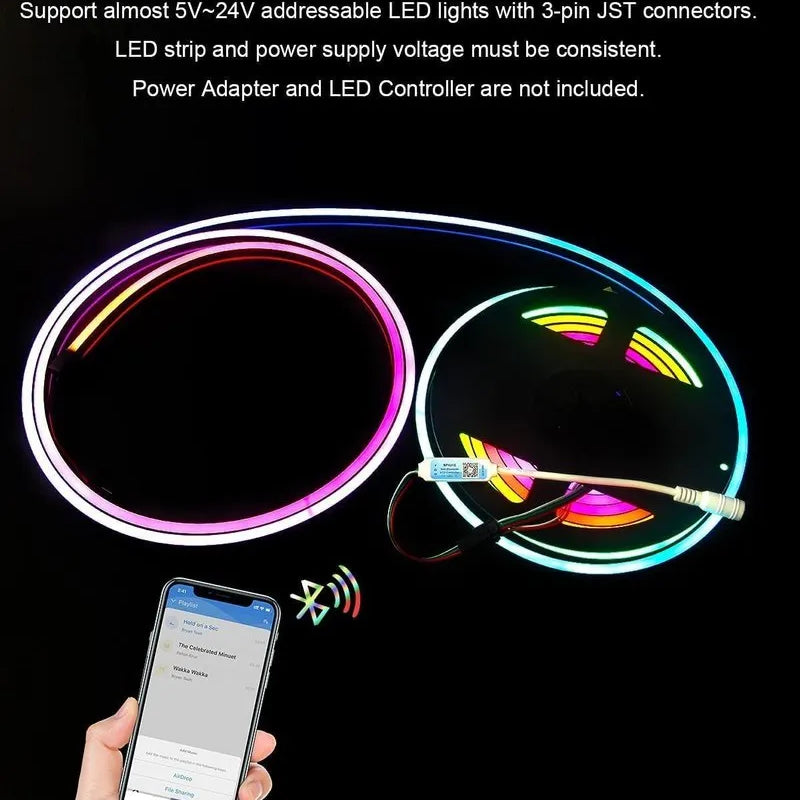 Smart Bluetooth RGBIC Pixel Strip Light Controller SP621E