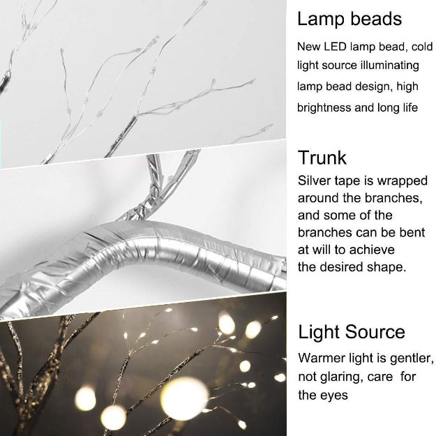 Bonsai Spirit Tree with Fairy Lights Table Lamp | Warm White