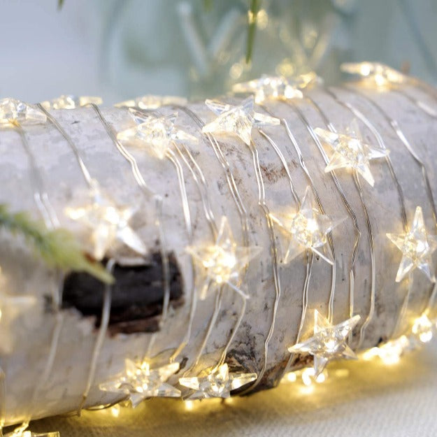 Copper Wire Fairy LED String Lights - Star Chronos