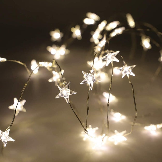 Copper Wire Fairy LED String Lights - Star Chronos