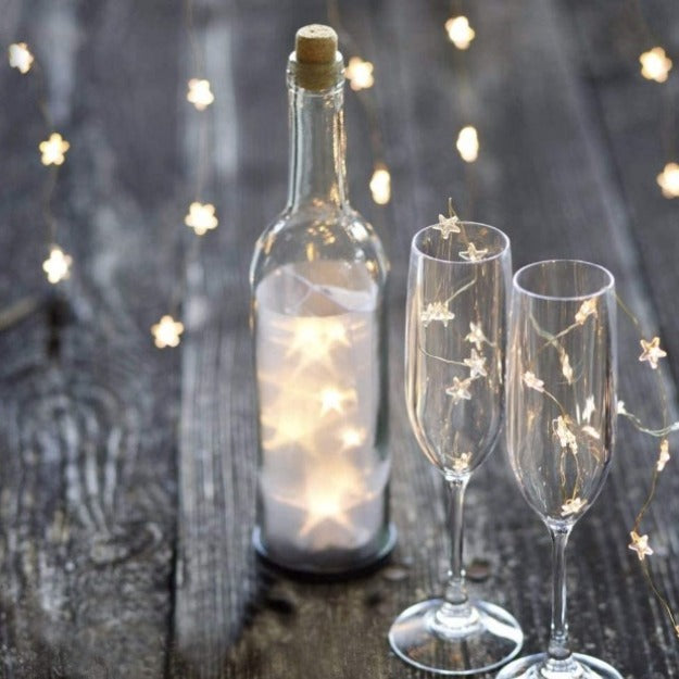 Copper Wire Fairy LED String Lights - Star Chronos