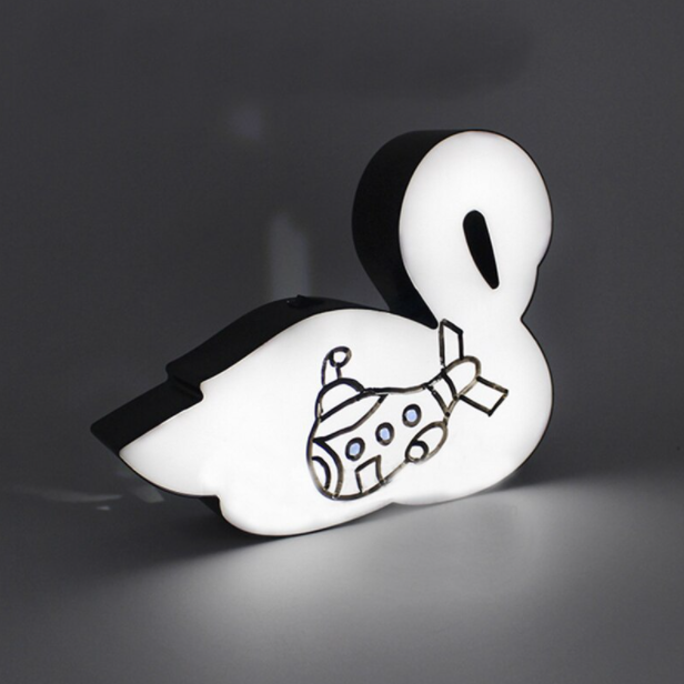 Scribble Light Box - Swan