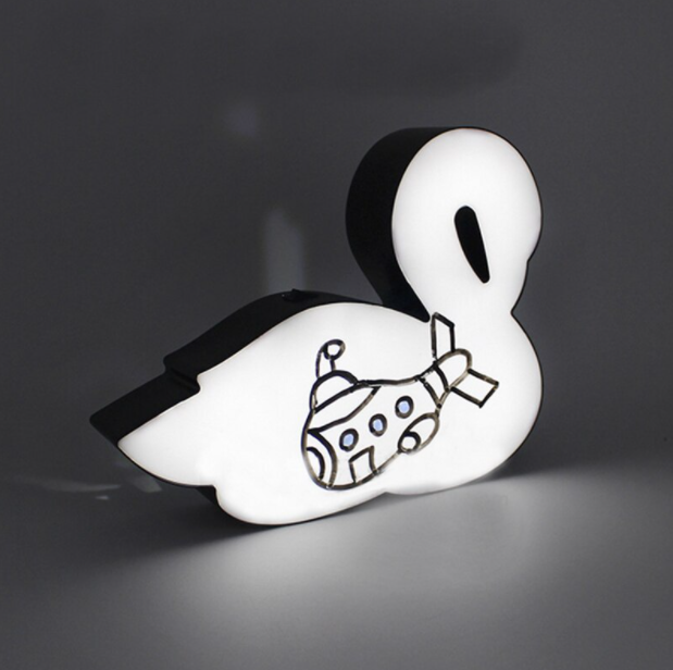 Scribble Light Box - Swan