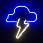 Neon Sign Light | Wall Hanging | Thunder Cloud