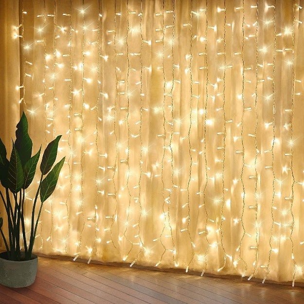 Curtain LED lights for wedding photo booths, mandap, and event decoration
