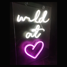 Neon Sign Light | Wall Hanging | Wild at Heart