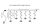 Mini Chandelier Curtain Lights Multi Color Led | Chronos
