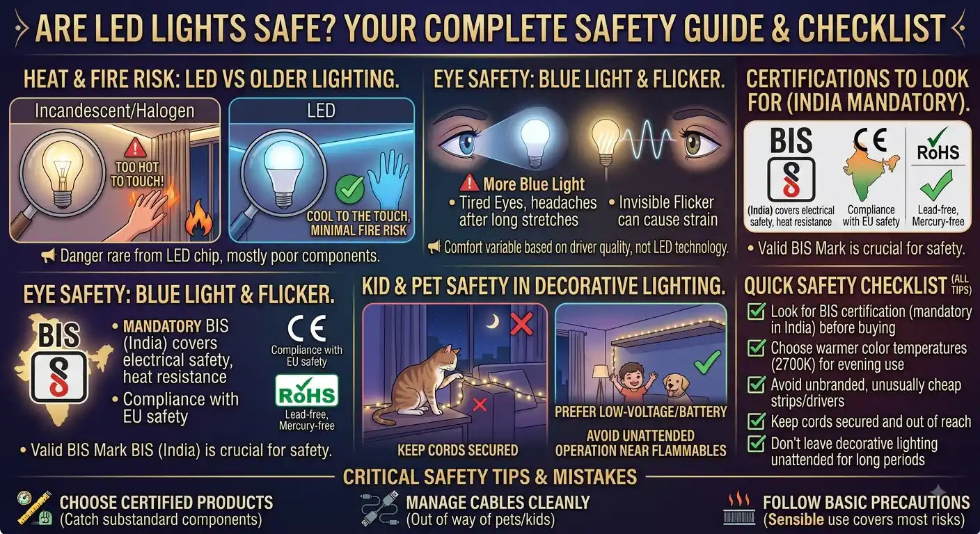 Are LED Lights Safe? What You Should Know