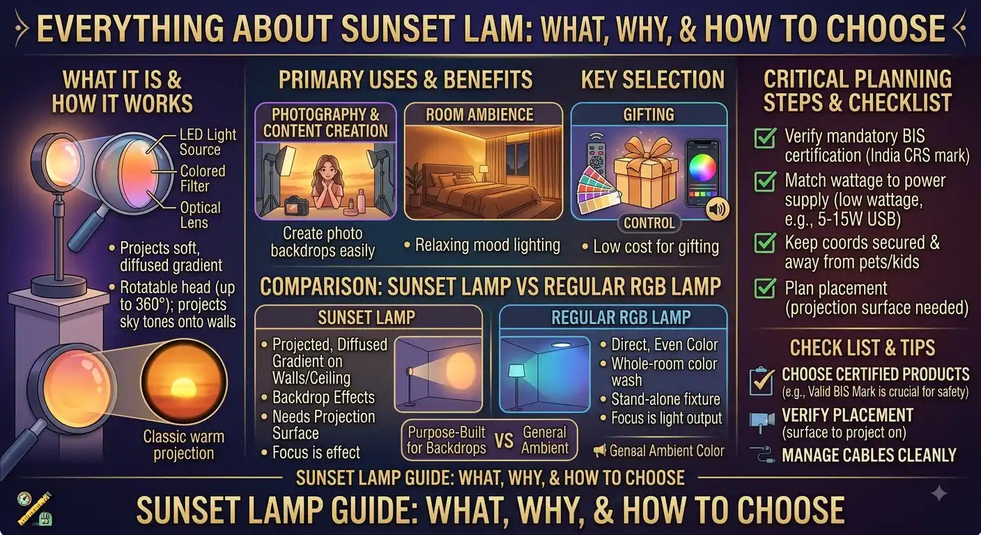Sunset Lamp: What It Is, How It Works & How to Choose One